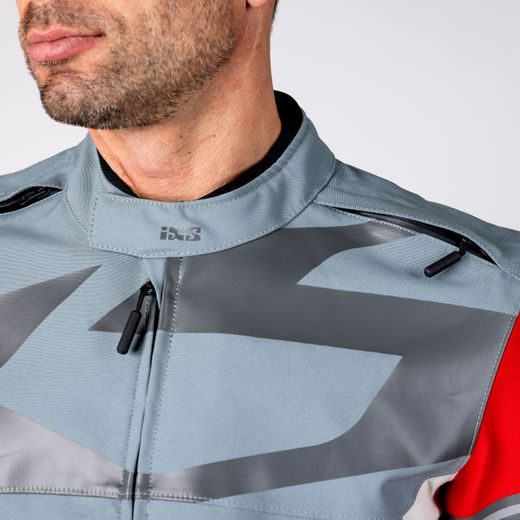 Laminated jacket iXS RAPID-STX 2.2 X2-311426 blue grey-red 4XL