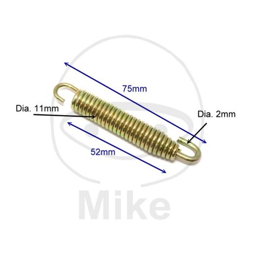 Výfukové strunky JMP 75mm 4 kusov