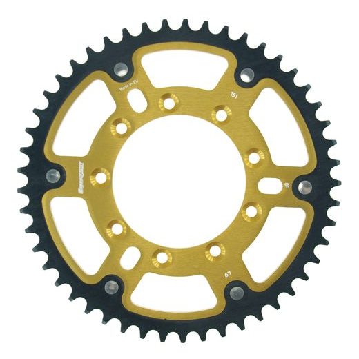 Reťazová rozeta SUPERSPROX STEALTH RST-151:49-GLD zlatá 49T, 520