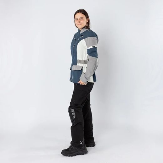 Women's laminated jacket iXS VENTURE-STX 1.0 X2-011605 blue-light grey DXL