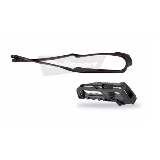 Chain Guide/Slider KIT POLISPORT 90624 čierna