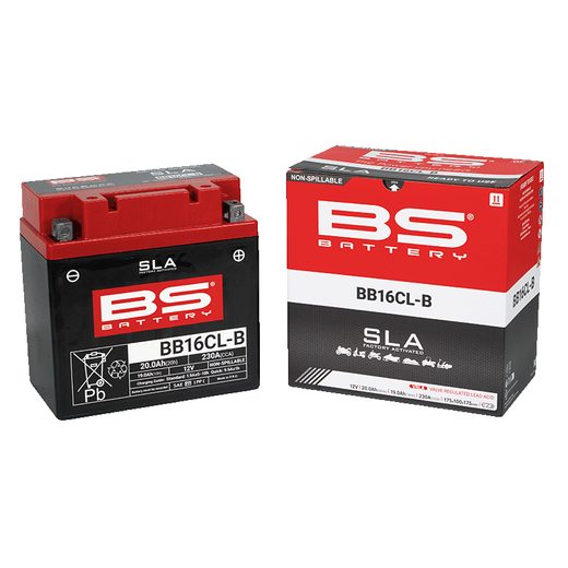 V továrni aktivovaný akumulátor BS-BATTERY BB16CL-B (FA) (YB16CL-B (FA)) SLA