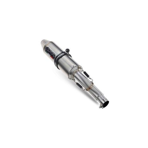 Výfuk kompletný GPR DEEPTONE CO.ATV.16.DE Brushed Stainless steel pre ATV KAWASAKI KFX 450 R 2007-2012