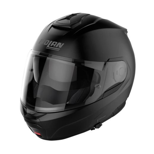 Moto helma Nolan N100-6 Classic Flat Black N-COM 10