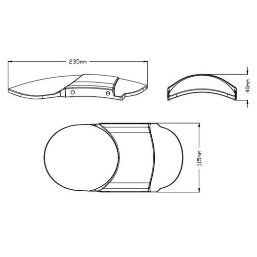 Predný blatník PUIG 3688N čierna