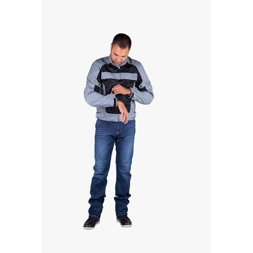 Klasická bunda iXS EVO-AIR X51066 sivo-čierna M