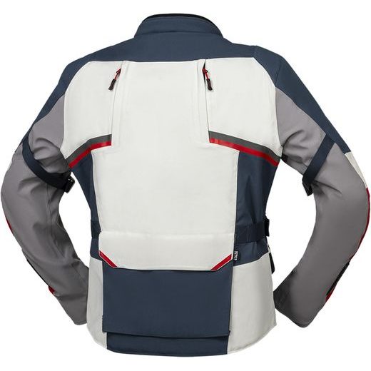 Laminated jacket iXS TOURSTER-STX 1.0 X2-111405 light grey-blue-red XL