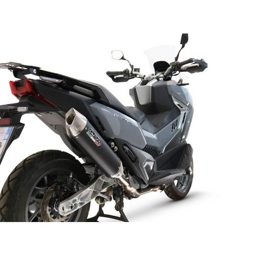 Koncovka výfuku Slip-on GPR FURORE-X SCOOTER SYM.10.CAT.FXSC Matte Black including silencer approved for noise,db killer and catalyst compliant for inspection