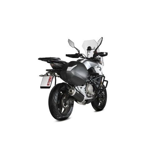 Koncovka výfuku STORM OVAL CF.002.LX2B čierna