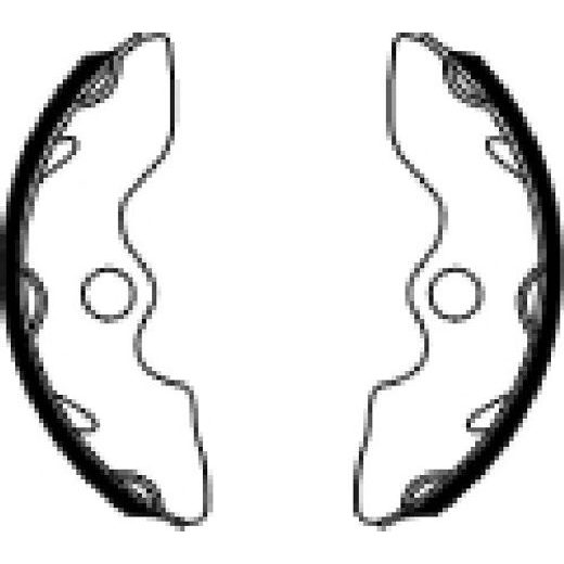 Brzdové čeľuste FERODO 225129240