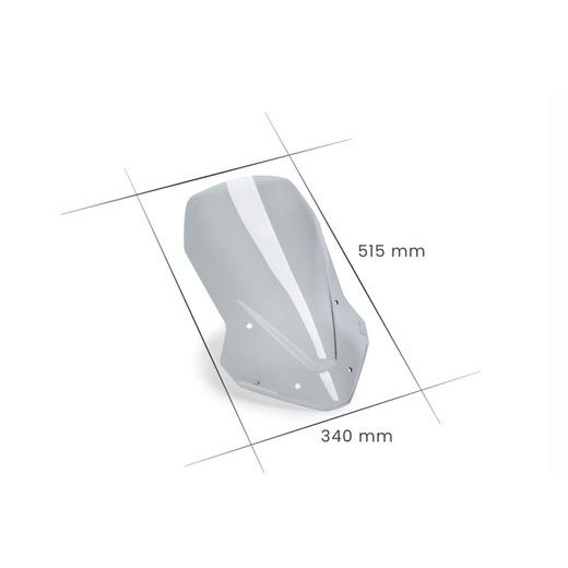 Plexi štít PUIG TOURING 22287W priehľadné