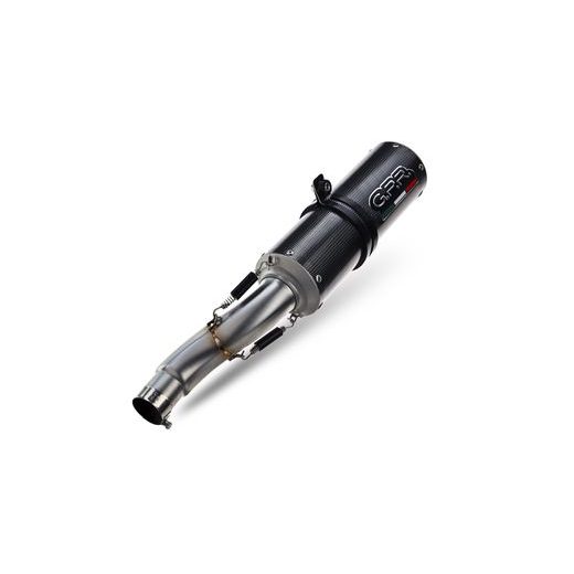 Dvojitá koncovka výfuku Slip - on GPR M3 E4.T.88.M3.PP Brushed Stainless steel