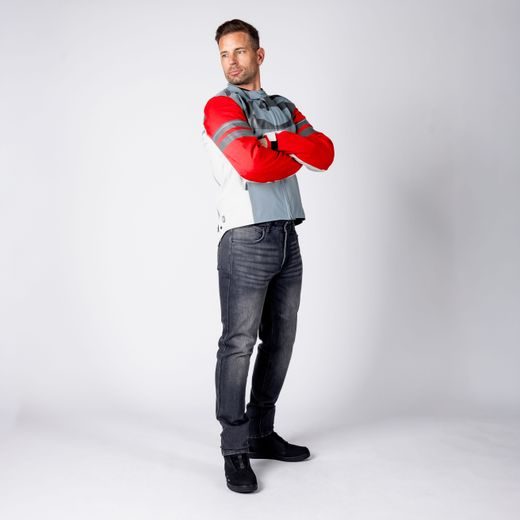 Laminated jacket iXS RAPID-STX 2.2 X2-311426 blue grey-red 3XL