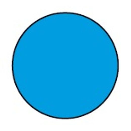 Samolepka PUIG RACING (0-9) 4040A modrá 115 mm (10 kusov)