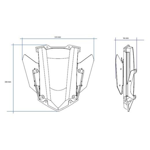 Elektrický regulačný systém PUIG 3622N čierna