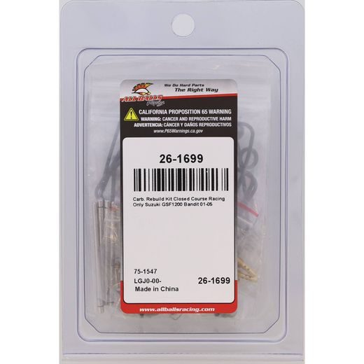 opravná sada karburátora All Balls Racing CARK26-1699