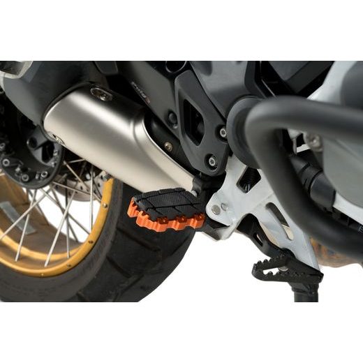 Stupačky bez adaptéru PUIG ENDURO 2.0 20851N čierna s gumou