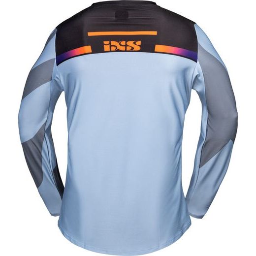 Jersey iXS TRIGGER-MX 1.0 X2-544206 sivo-čierna S