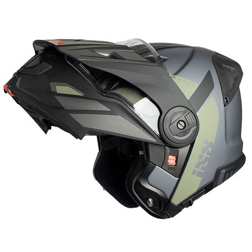 Flip-up helmet iXS VENTURE 1.0 X15903 black-anthracite-olive XS