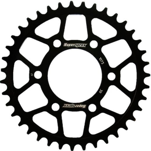 Reťazová rozeta SUPERSPROX RFE-1073:36-BLK čierna 36T, 520