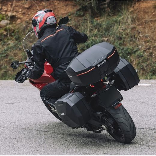 Vrchný kufor na motorku SHAD SH51 D0B51106 Karbón