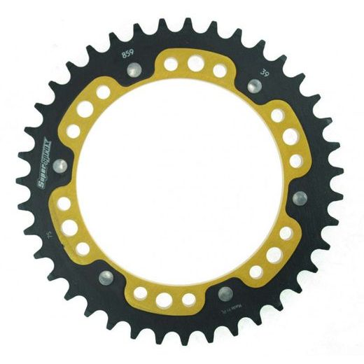 Reťazová rozeta SUPERSPROX STEALTH RST-859:39-GLD zlatá 39T, 530