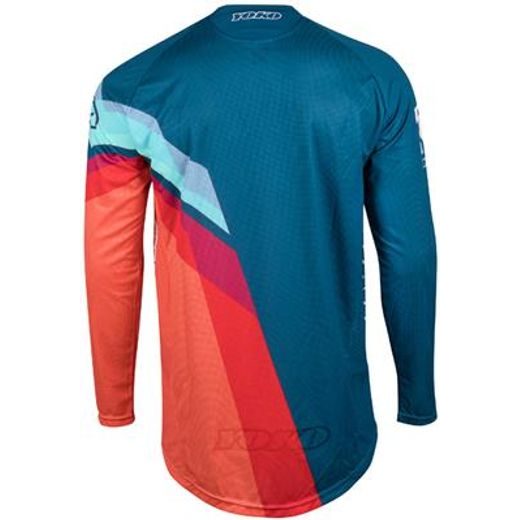 Detský motokrosový dres YOKO VIILEE modro / oranžový / modrý M