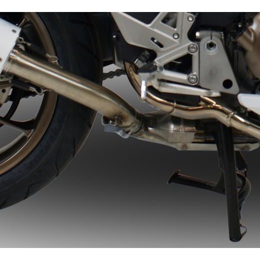 Koncovka výfuku Slip-on GPR TRIOVAL H.23.TRI leštená nerezová oceľ pre HONDA VFR 800 (ABS) 1998-2001