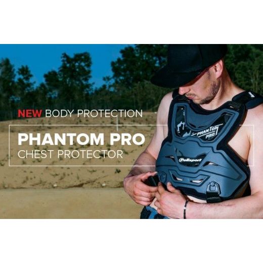 Chránič hrude POLISPORT PHANTOM PRO 8003900001 nardo šedá