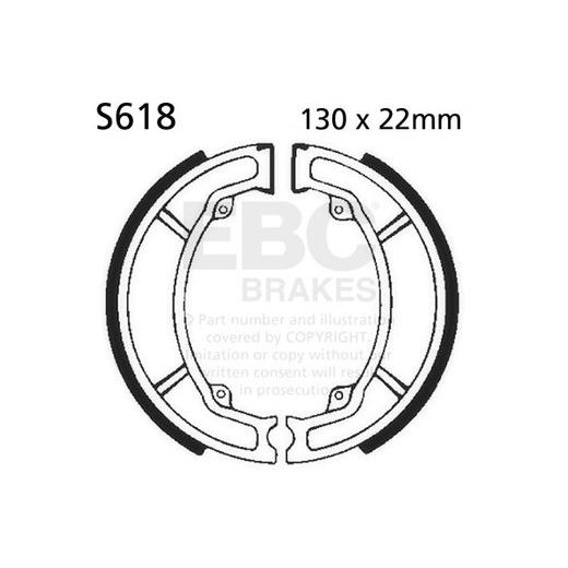 Brzdové čeľuste -sada EBC S618 including springs