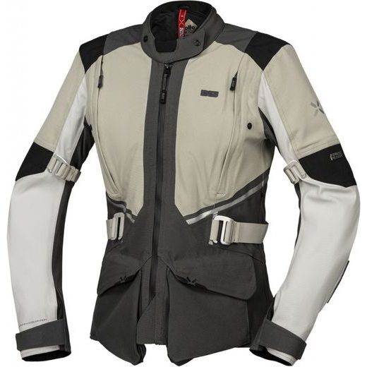 Women's laminated jacket iXS TOURSTER-STX 1.0 X2-111605 abbey stone-dark grey-light grey DXS