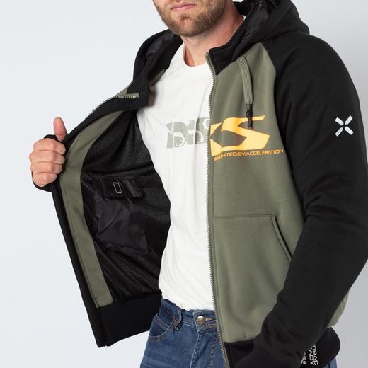 Mikina iXS RAPID 1.0 X2-343405 olive-orange 2XL