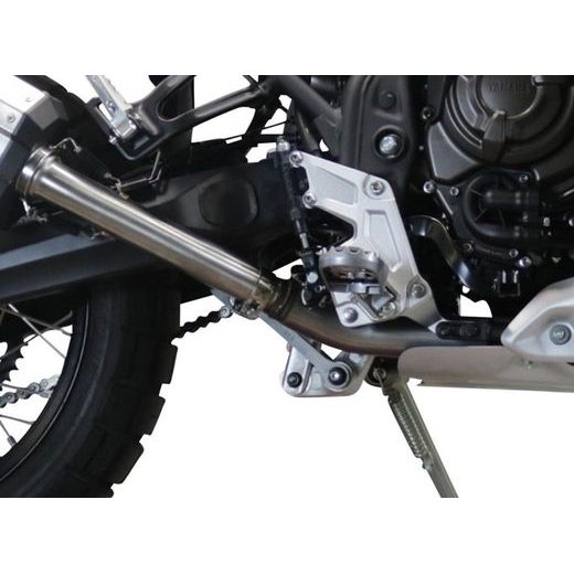 Koncovka výfuku Slip-on GPR DUAL INOX E5.Y.232.1.DUAL.IO Matte Inox including removable db killer and link pipe