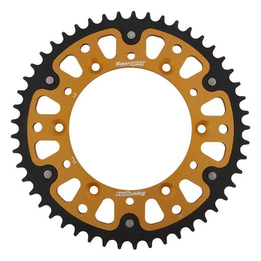 Reťazová sada EK - strieborný chain 520 SRO, O-krúžok, CHK front sprocket SUPERSPROX, CHK rear sprocket SUPERSPROX STEALTH pre APRILIA MXV 4.5 2010-2012