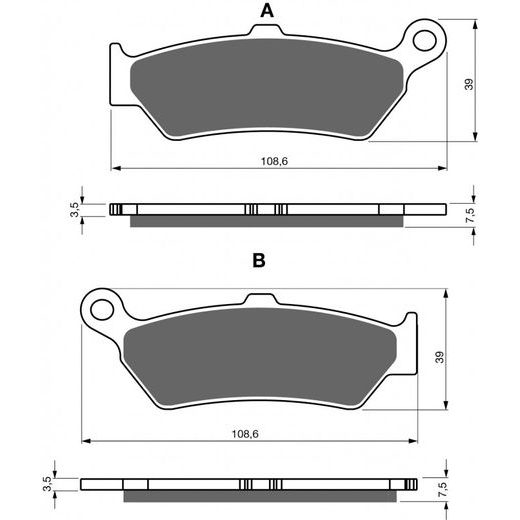 Brzdové obloženie GOLDFREN 444 AD
