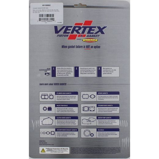 Sada tesnení motoru kompletná WINDEROSA CGKOS 8110062 so simeringom