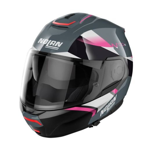 Moto helma Nolan N100-6 Paloma Slate Grey N-COM 29