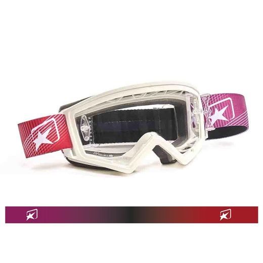 Okuliare ARIETE MUDMAX MIRAGE 14970-MVR purple red - clear lens s čapmi