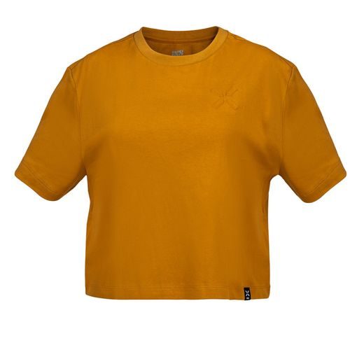 Dámske tričko iXS BRAND 1.0 473-510-6950 ochre brown 2XL