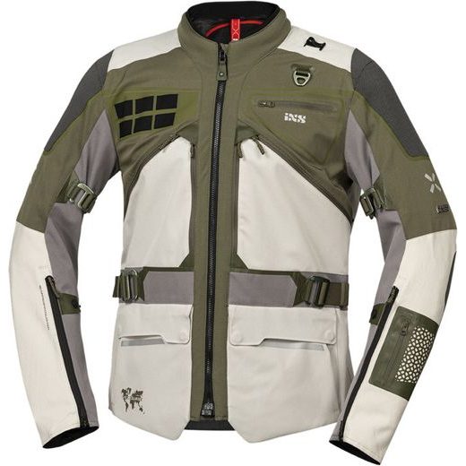 Bunda iXS VENTURE-AIR 1.0 X2-051405 light grey-olive K4XL