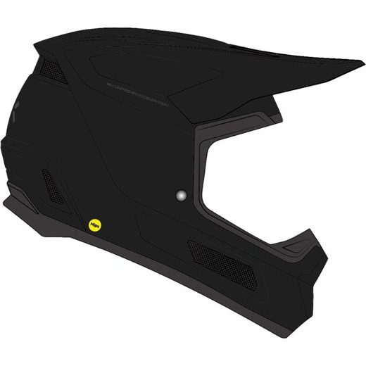 Motokrosová prilba iXS TRIGGER MX 1.0 CHALKY MIPS X1-530216 matt metallic black 2XL