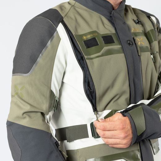 Laminated jacket iXS VENTURE-GTX 1.0 X2-001405 cool grey-olive LM