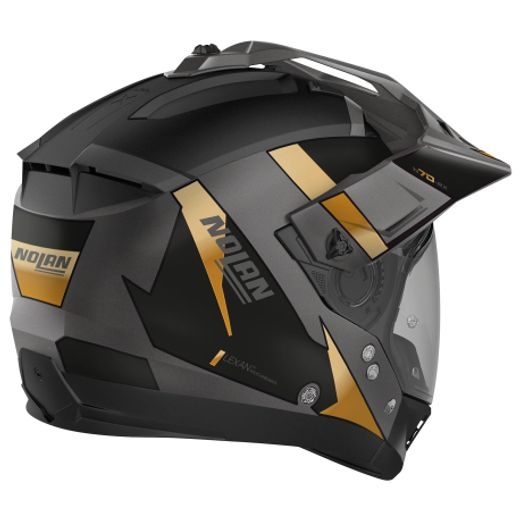 Moto helma Nolan N70-2 X 06 Skyfall N-Com Flat Lava Grey 59