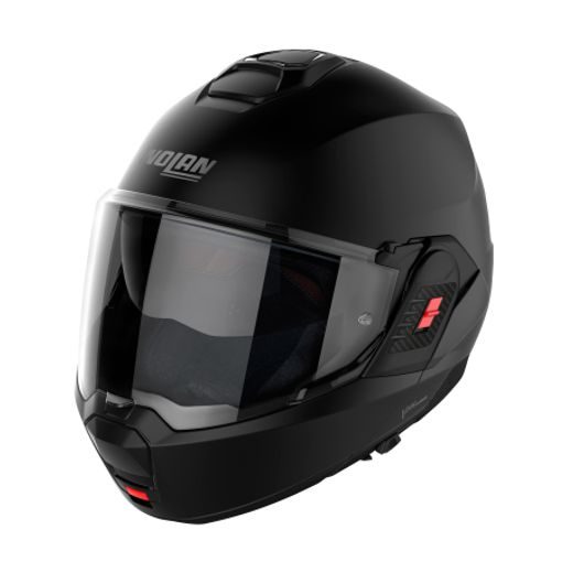 Moto helma Nolan N120-1 Classic N-com Flat Black 10