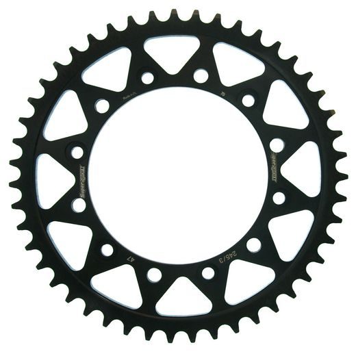 Reťazová rozeta SUPERSPROX RFE-245/3:47-BLK čierna 47T, 520