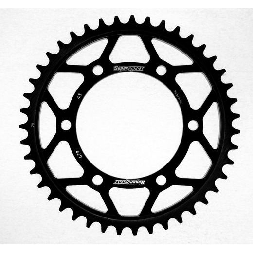 Reťazová rozeta SUPERSPROX RFE-479:43-BLK čierna 43T, 530