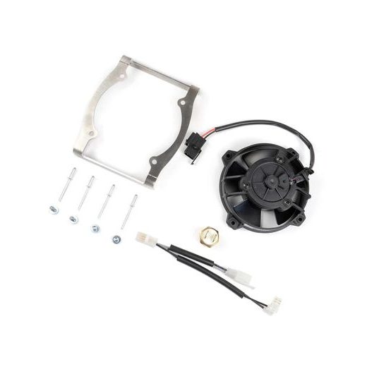 Radiator cooling fan and mounting kit SPAL EP-RFS-MTB24+1TEB with thermoswitch