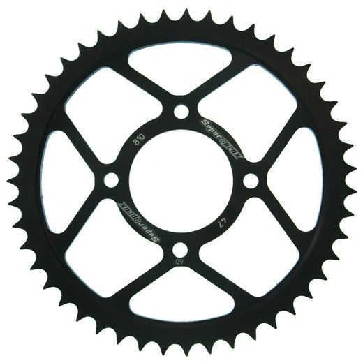 Reťazová rozeta SUPERSPROX RFE-810:47-BLK čierna 47T, 428