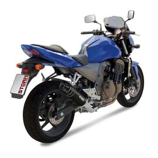 Koncovka výfuku STORM GP K.011.LXSBC Black with carbon cap