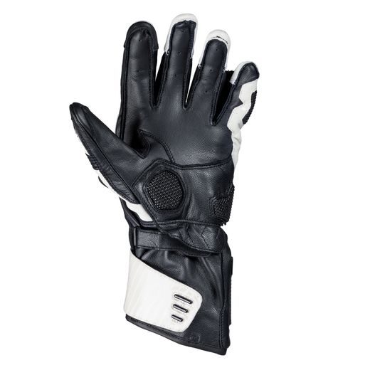 Kožené rukavice iXS ACE 3.0 X4-222217 coal black-snow white L